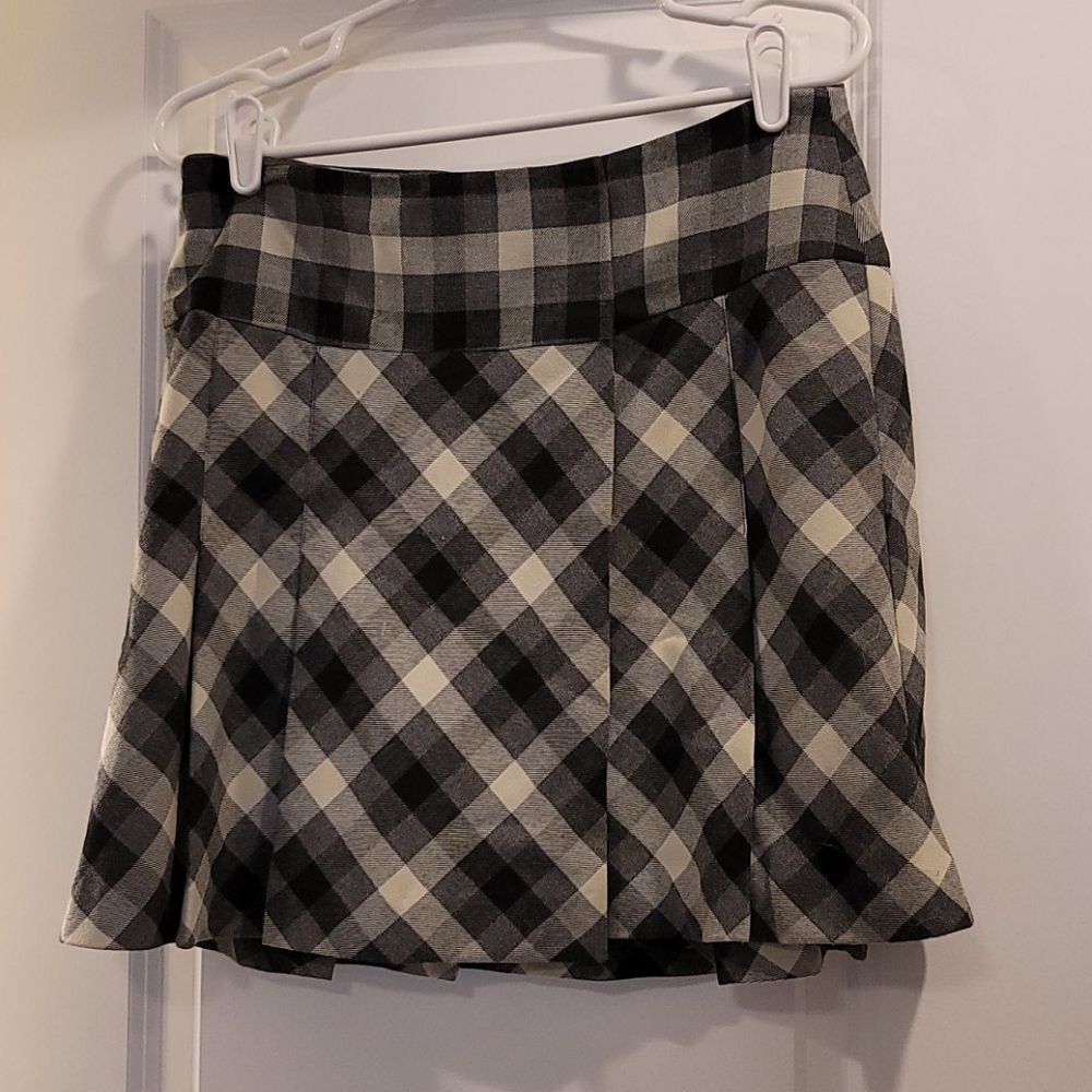 Express Plaid Wraparound Skirt size 8